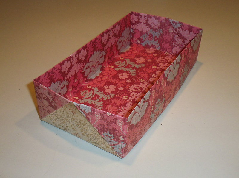 Rectangular Box from a piece of square paper